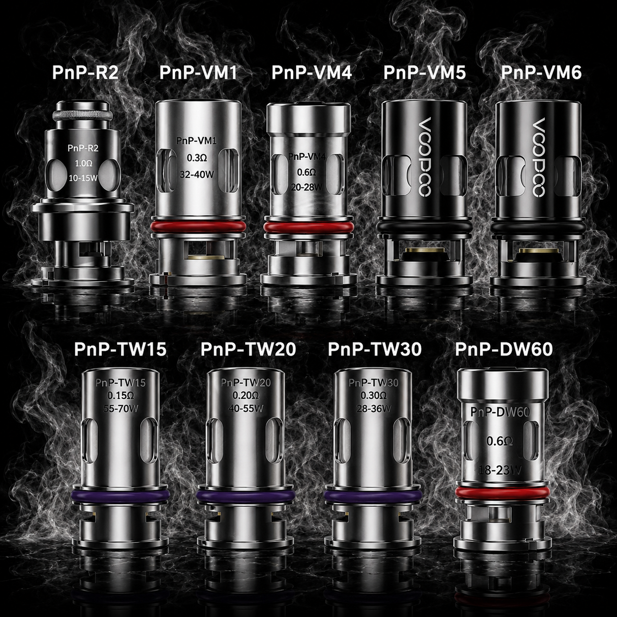 Voopoo PnP Coils - 5 Pack