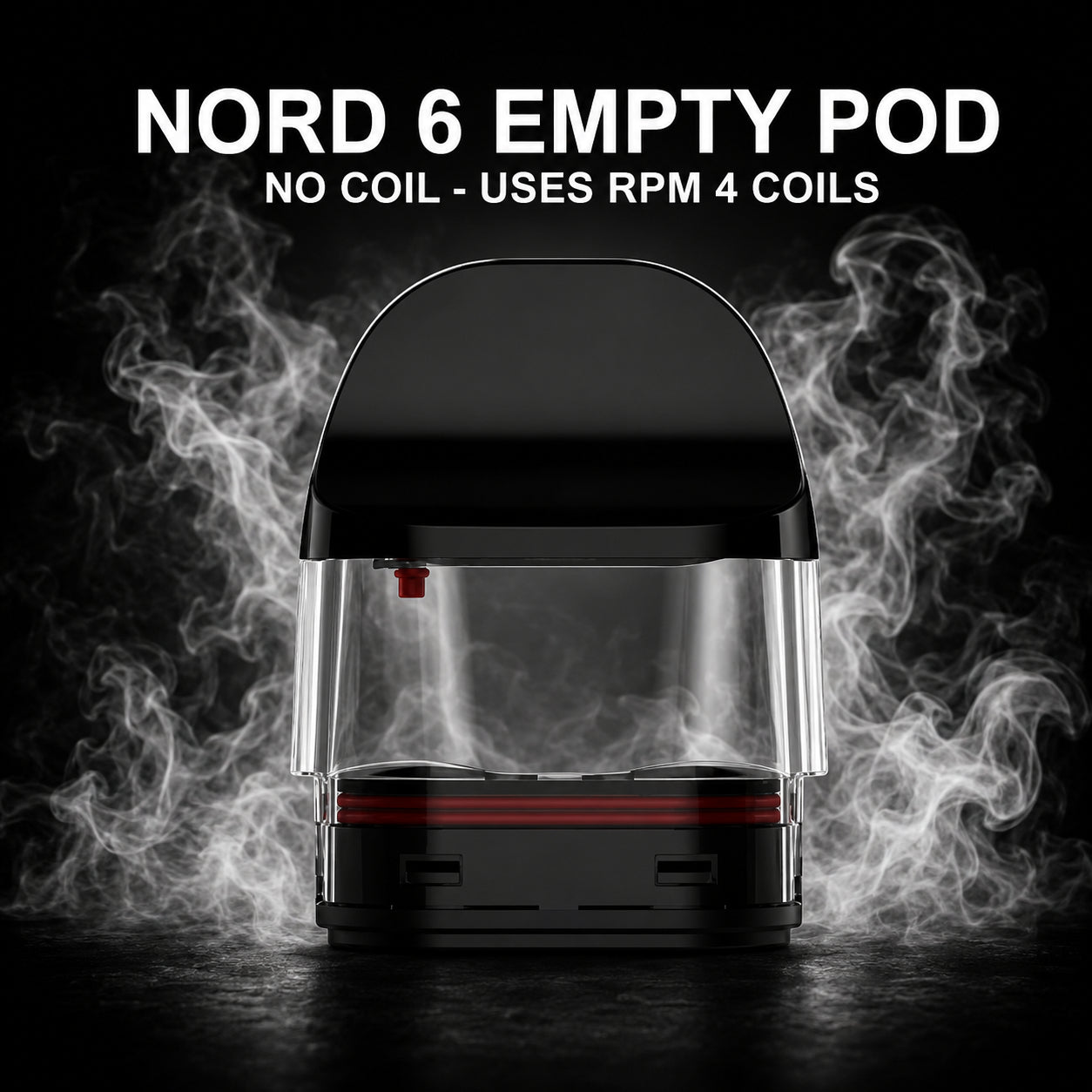 Smok Nord 6 Pod Replacement Cartridge No Coil - 1x2