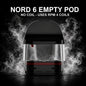 Smok Nord 6 Pod Replacement Cartridge No Coil - 1x2