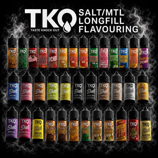 TKO Peachy Lychee Salt/MTL Flavouring Shot 30ml