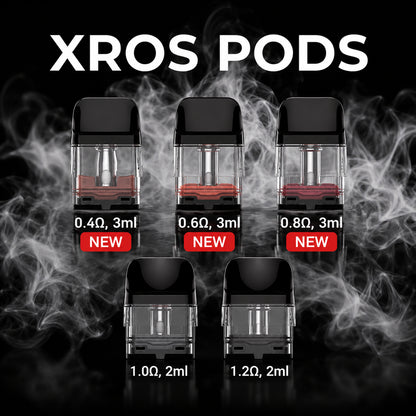 Vaporesso XROS Series Replacement Pod 0.6ohm Mesh - 1x4