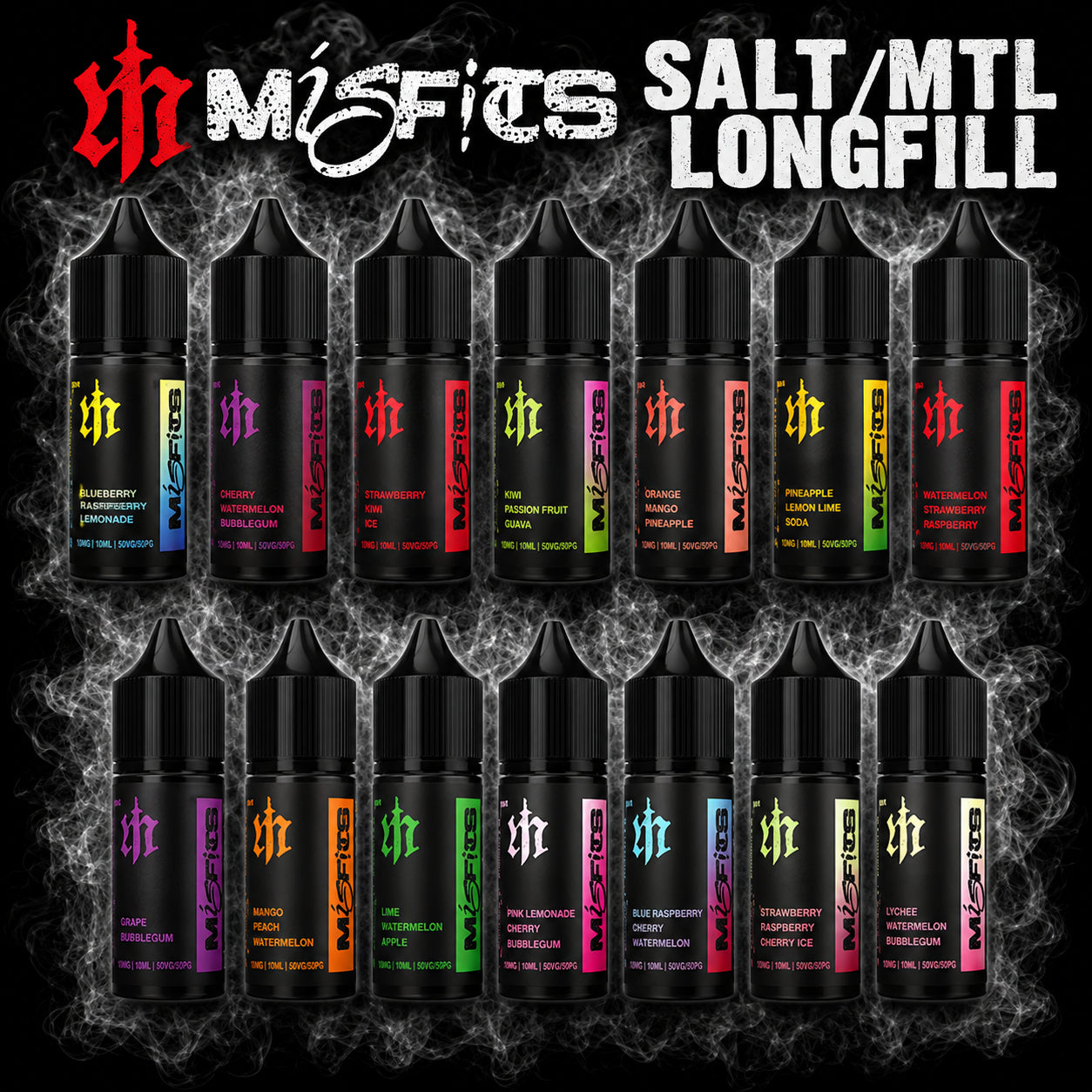 Misfits - Mango Peach Apricot Salt/MTL Longfill Flavour Drops 30ml