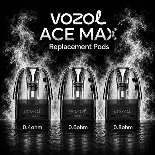Vozol Ace Max Replacement Pod - 3 Pack
