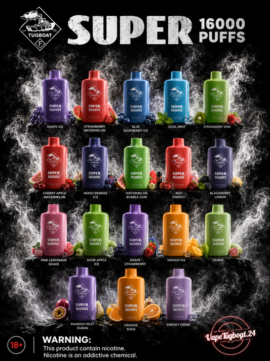 Tugboat Flavour Pod 16 000