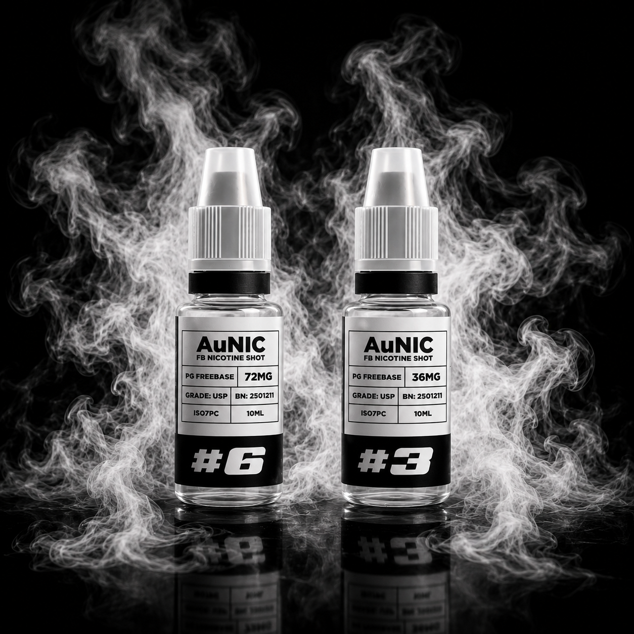 AuNic Freebase Nic Shot (PG) (10ml)